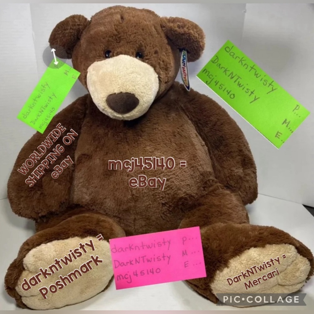 EXTREMELY RARE BNWT MARY MEYER GREAT BIG BROWNIE BEAR 32” NEAR MINT